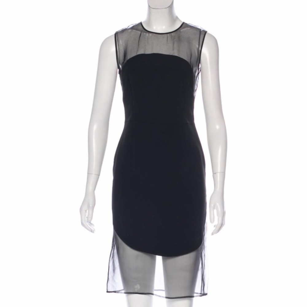 Stella McCartney black mesh dress size 42